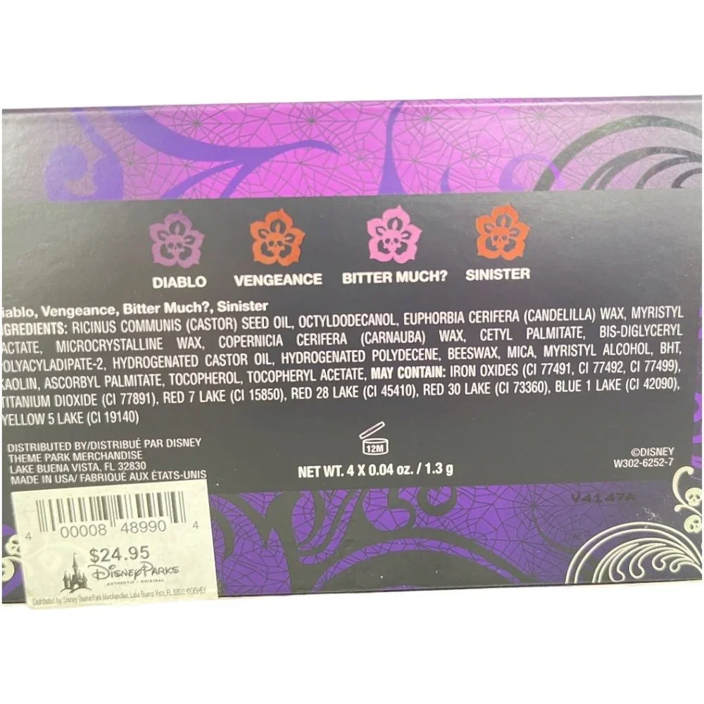 Disney Parks Beautifully Disney Tangled Web Mini Lipstick Set - Picture 3 of 4